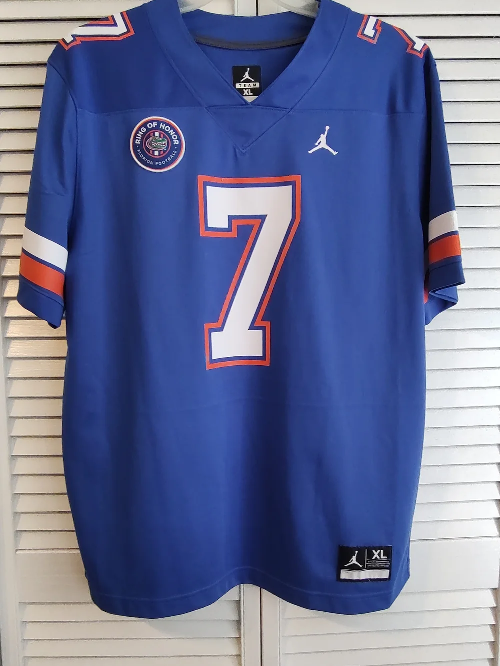 Jordan Men’s Royal Blue Florida Gator Football Jersey #7